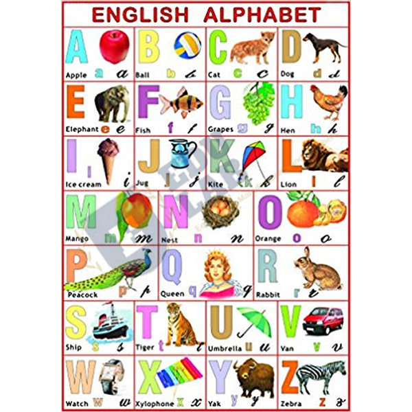 English Alphabet Chart, English Alphabet Chart Manufacturers, English