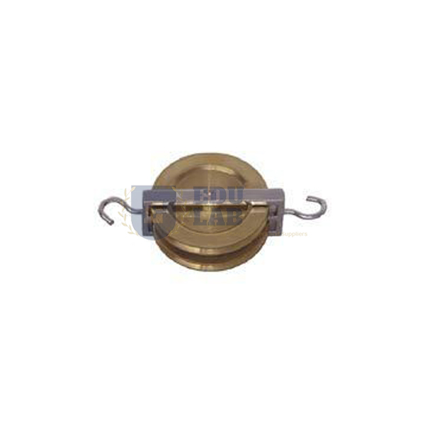 Double in Line Brass Pulley