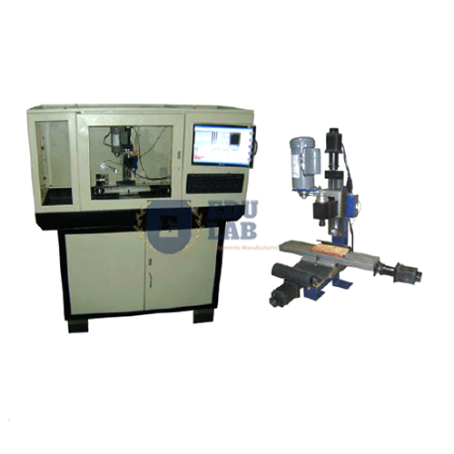 CNC Milling Machine with Cabinet and PC