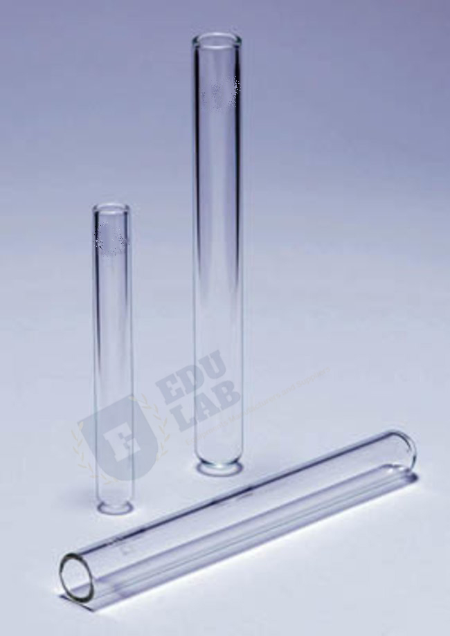 Tubes, Test with rim, Borosilicate glass