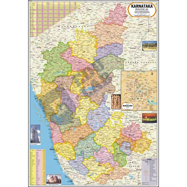 Karnataka Political Map Chart